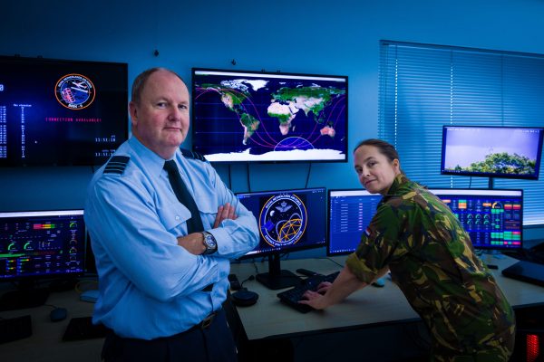 Breda, 28 september 2022
CLSK Space, defensie in de ruimte, sateliet BRIK,  luitenant-kolonel Bernard Buijs en majoor Petra Wijnja